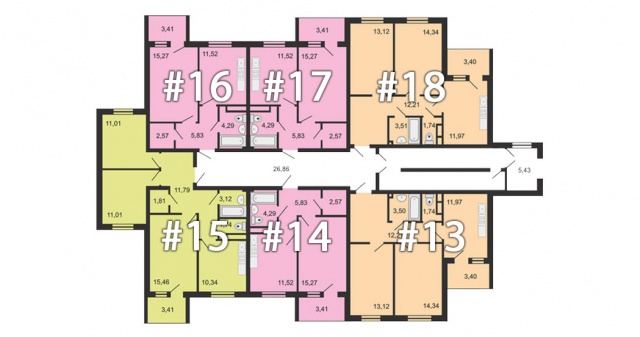Купить 2-комнатную квартиру, №182518