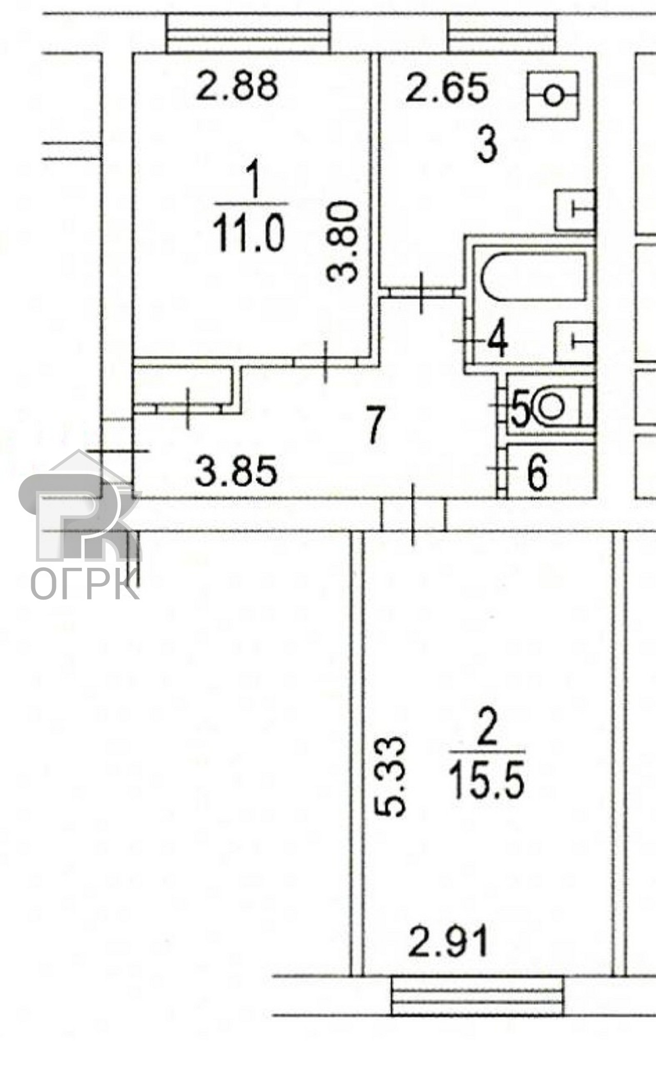 Купить долю в 2-ккв, №387598