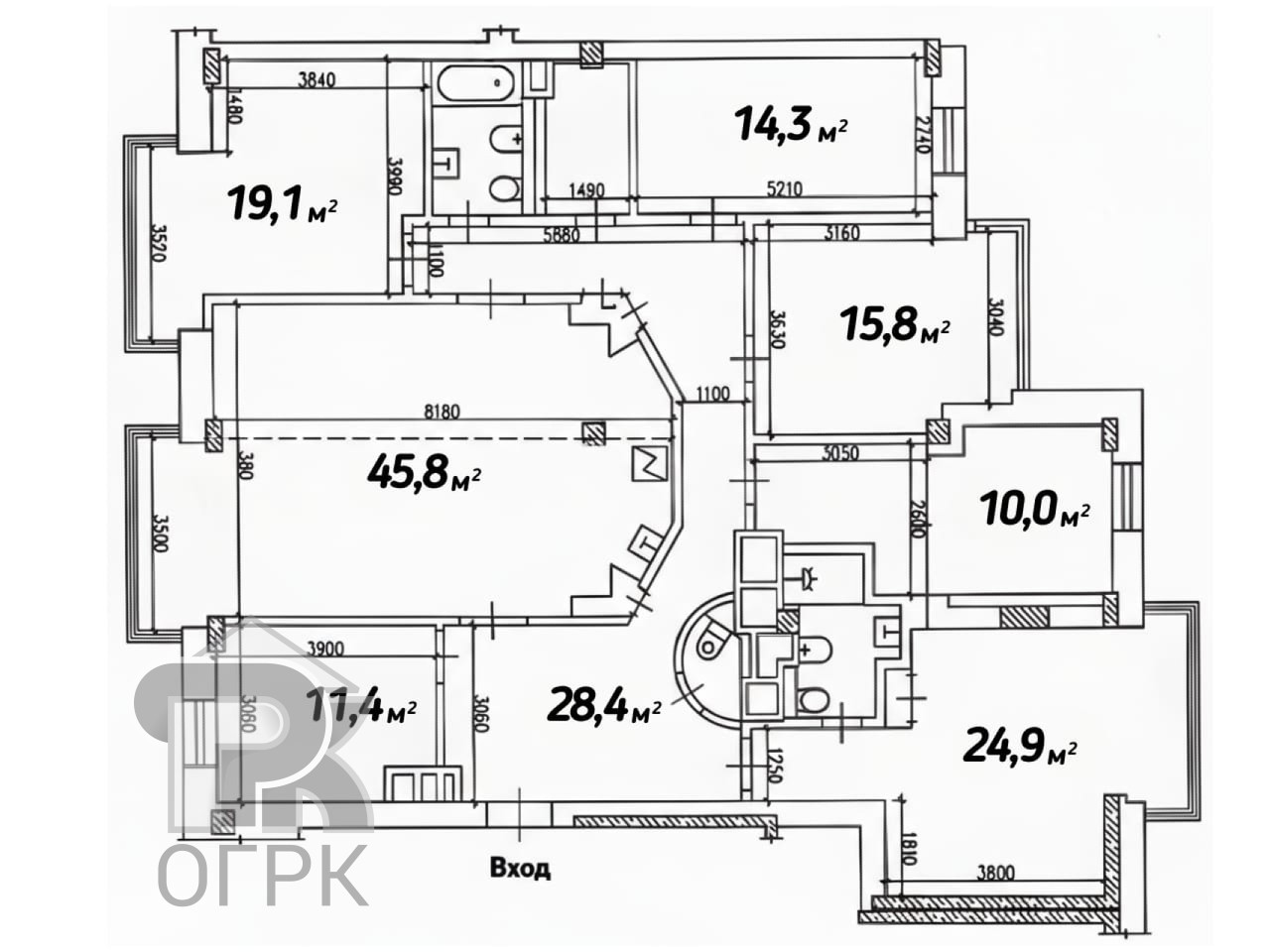 Купить 6-комнатную квартиру, №387202