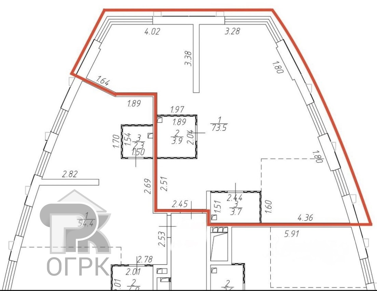 Купить 3-комнатную квартиру, №370217