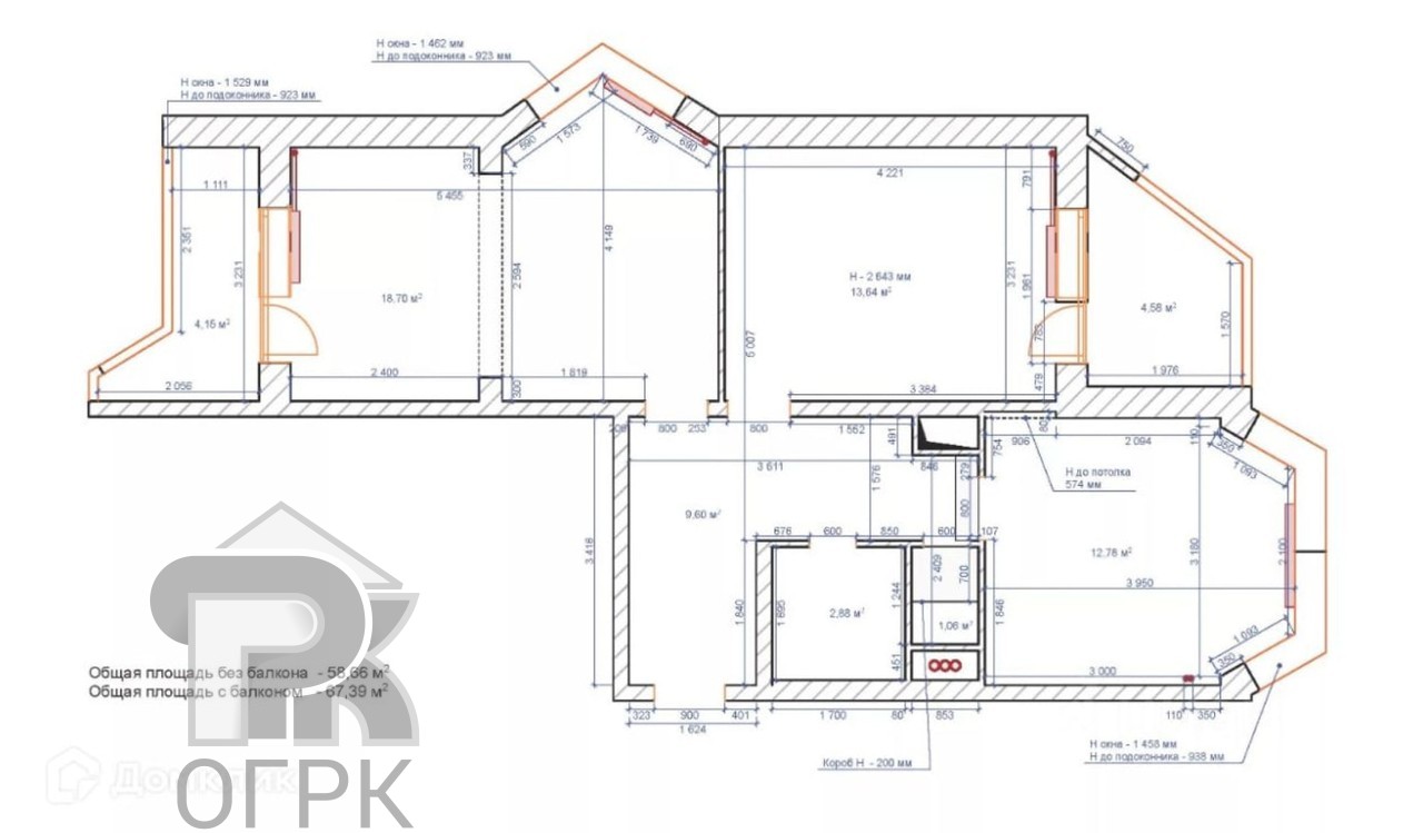 Купить 2-комнатную квартиру, №387849