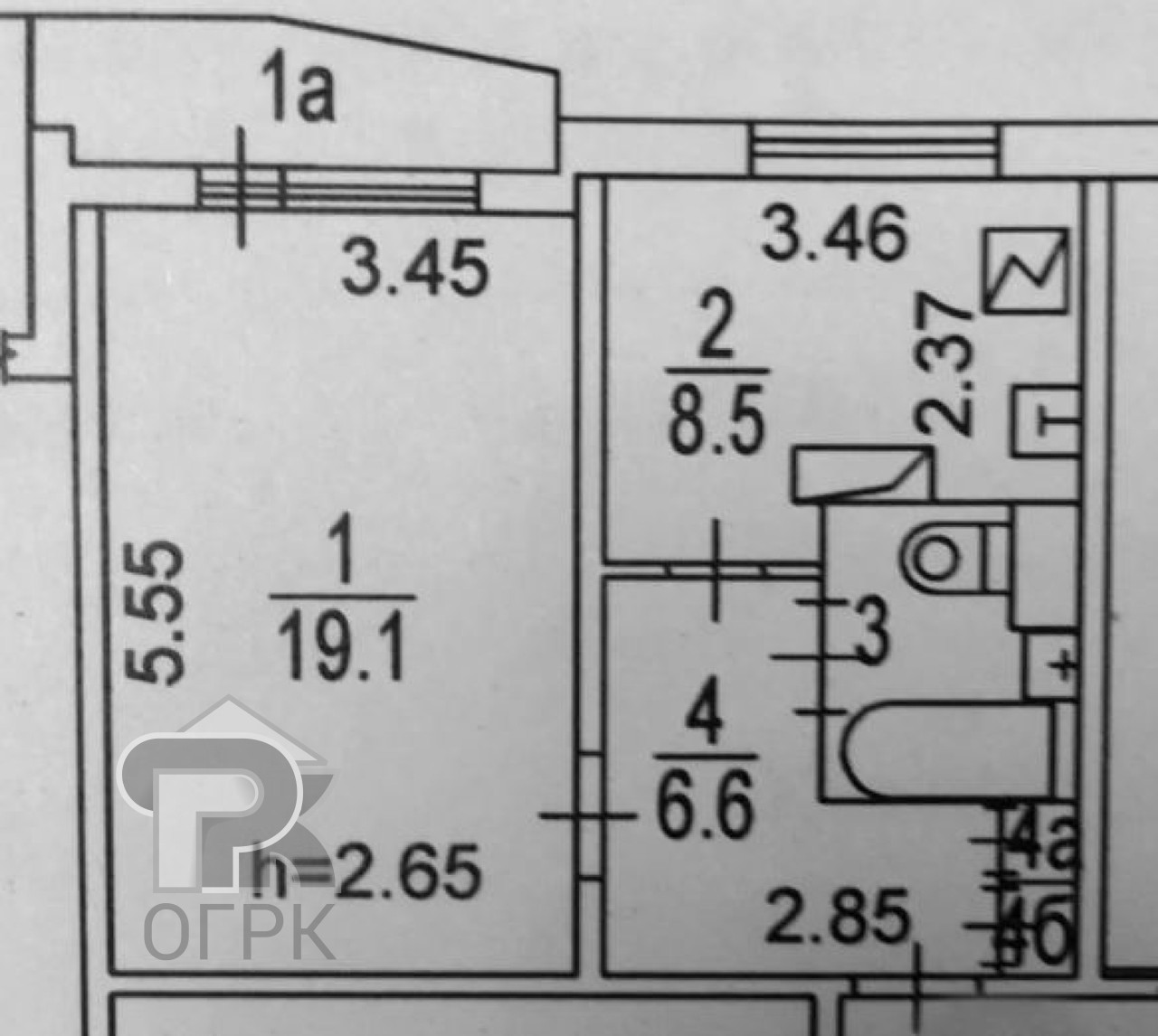 Купить 1-комнатную квартиру, №373234