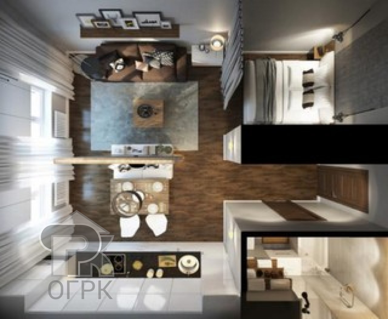 Купить 1-комнатную квартиру, №387498