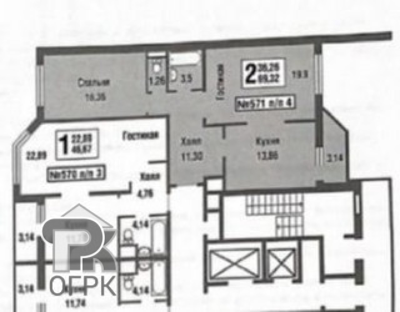 Купить 2-комнатную квартиру, №387622