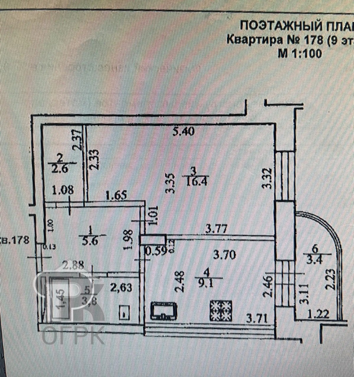 Купить 1-комнатную квартиру, №391719