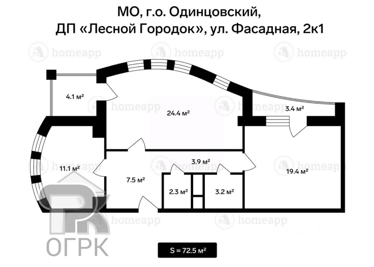 Купить 2-комнатную квартиру, №379923