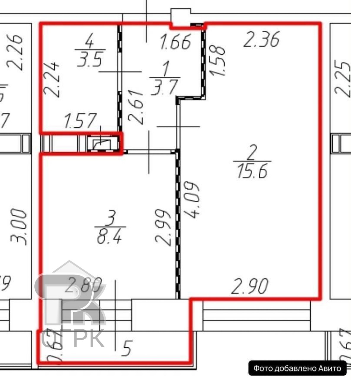 Купить 1-комнатную квартиру, №388111
