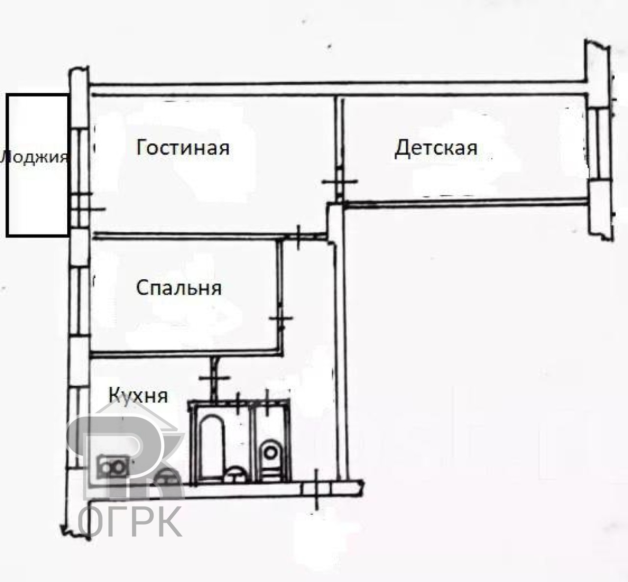 Купить 3-комнатную квартиру, №386524