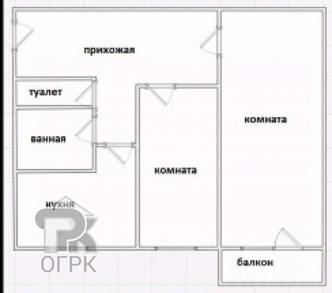 Купить 2-комнатную квартиру, №383305