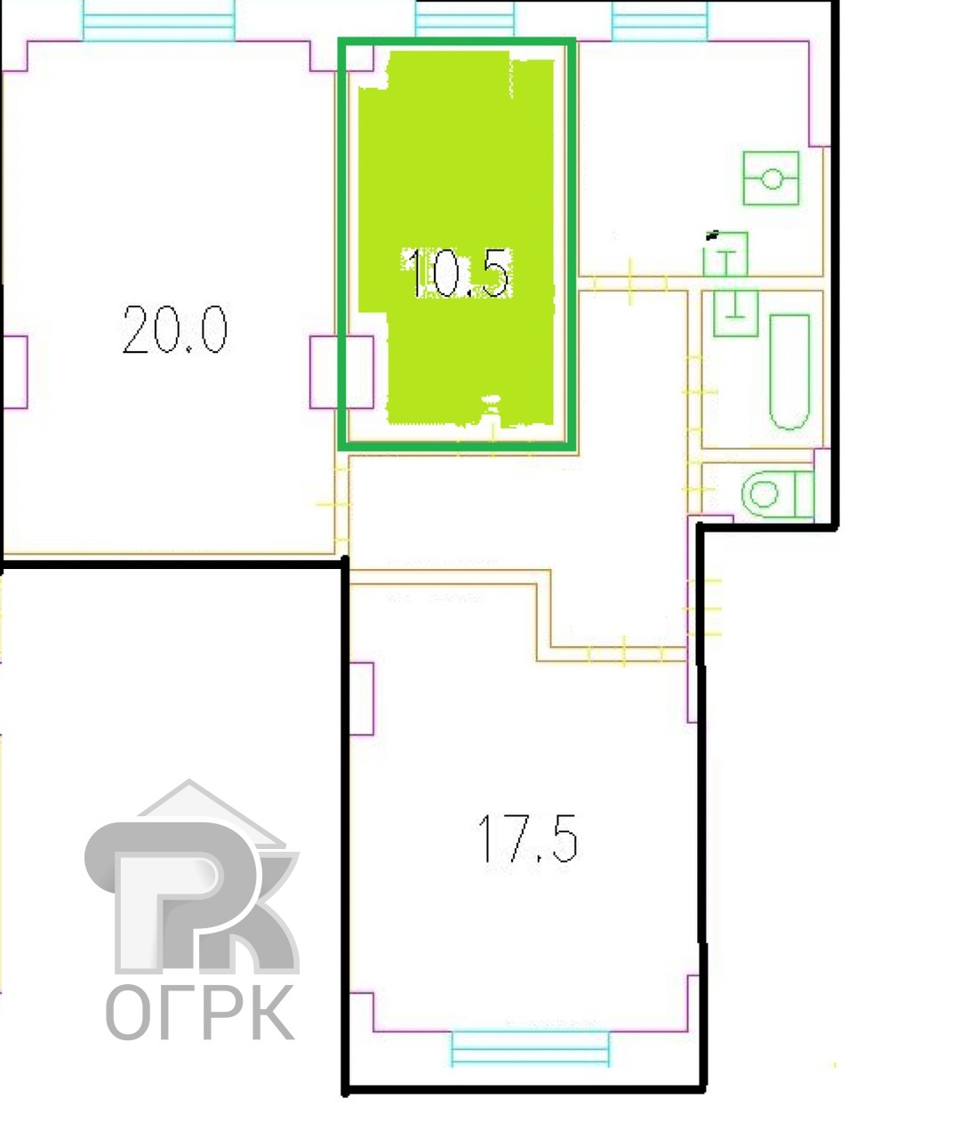 Купить комнату в 3-ккв, №387046