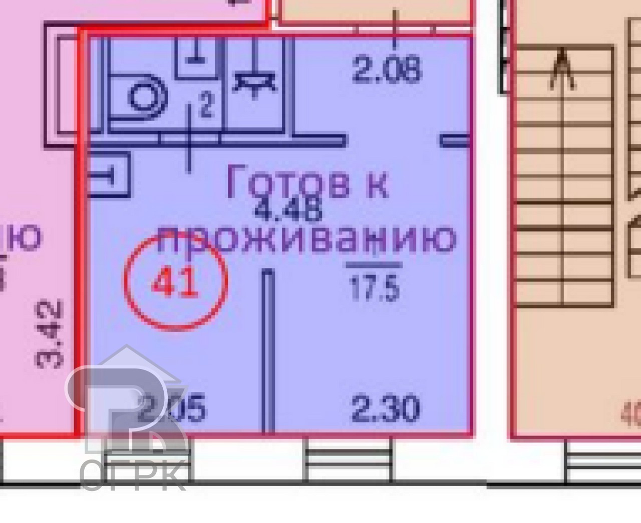 Купить 1-комнатную квартиру, №391477