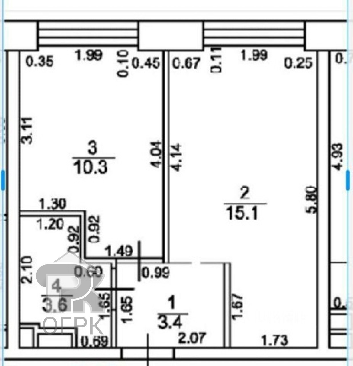 Купить 1-комнатную квартиру, №389065