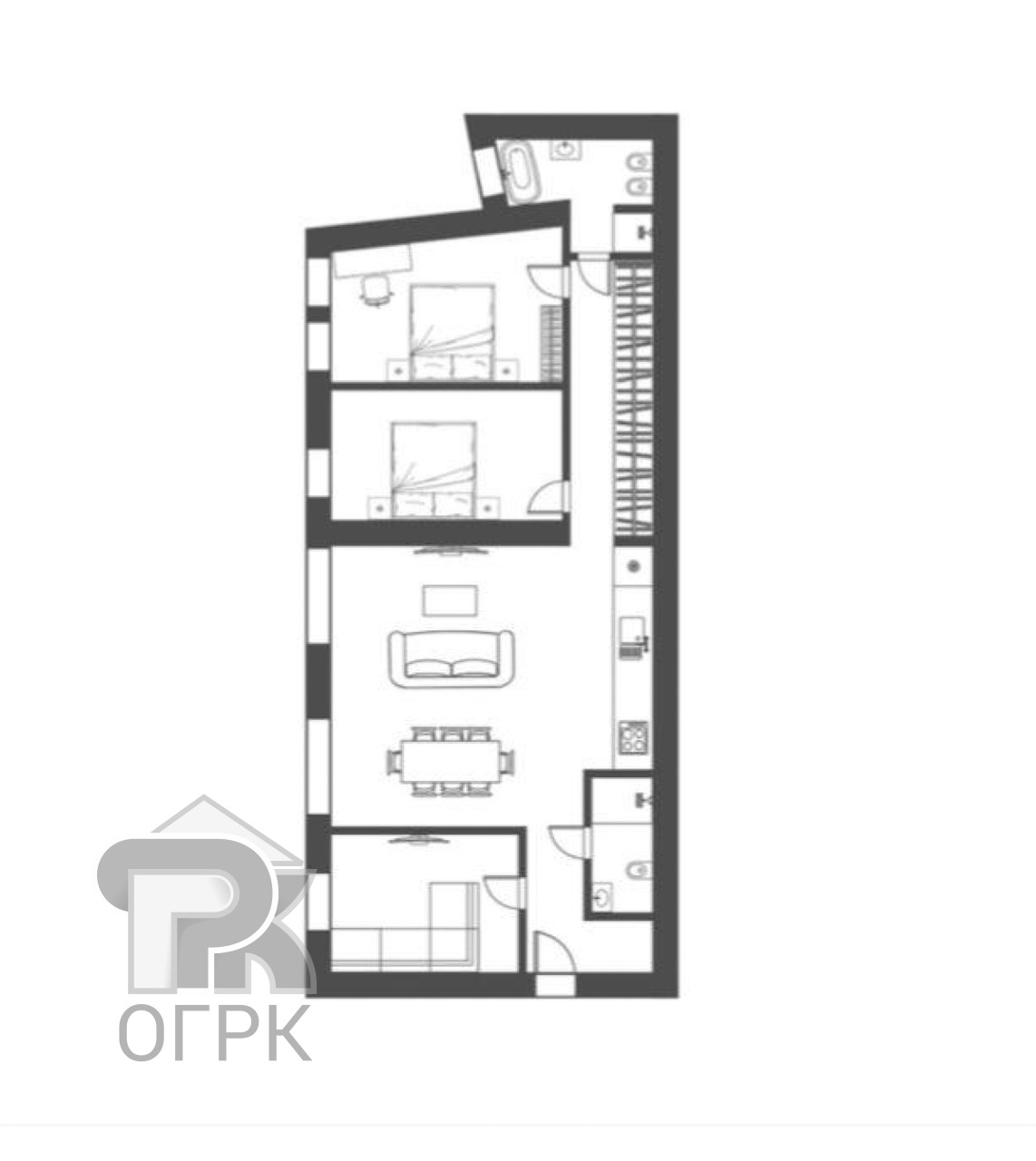 Купить 4-комнатную квартиру, №356835