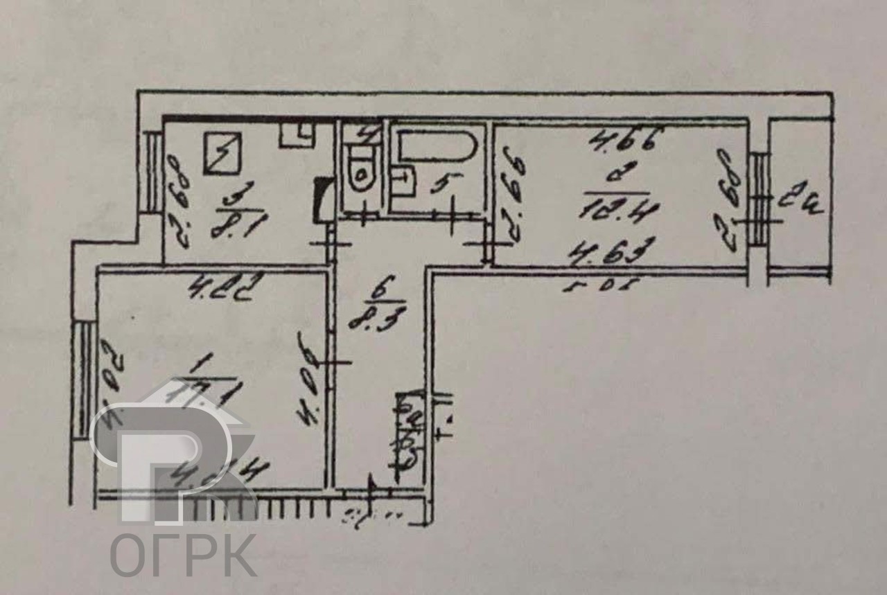 Купить 2-комнатную квартиру, №387901