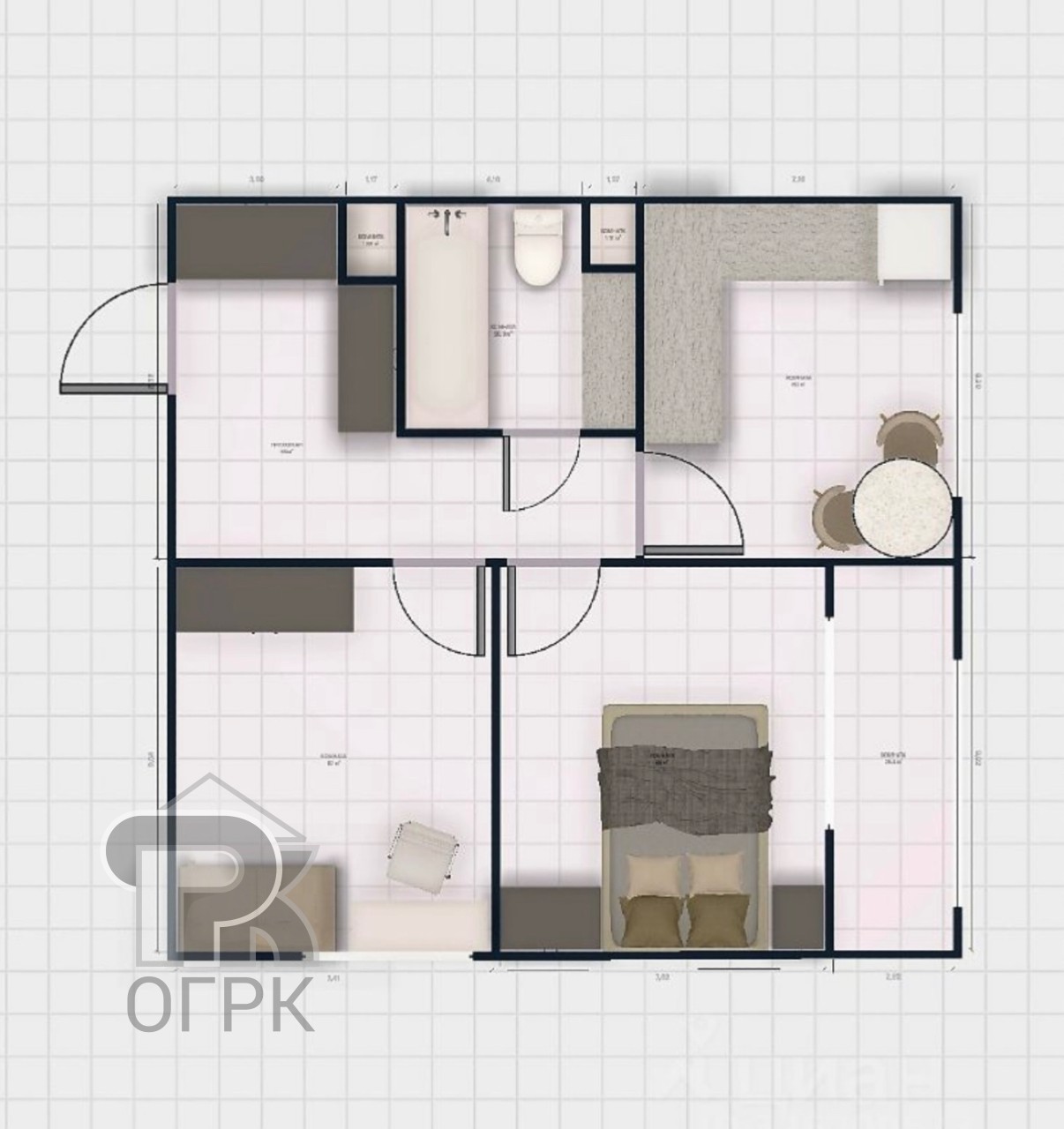 Купить 2-комнатную квартиру, №388221