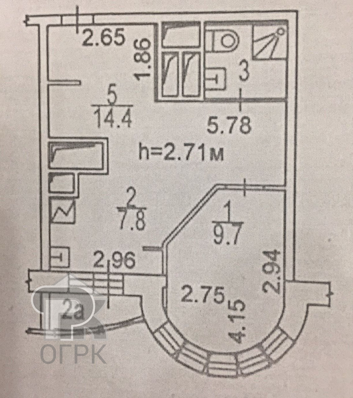 Купить 1-комнатную квартиру, №313626