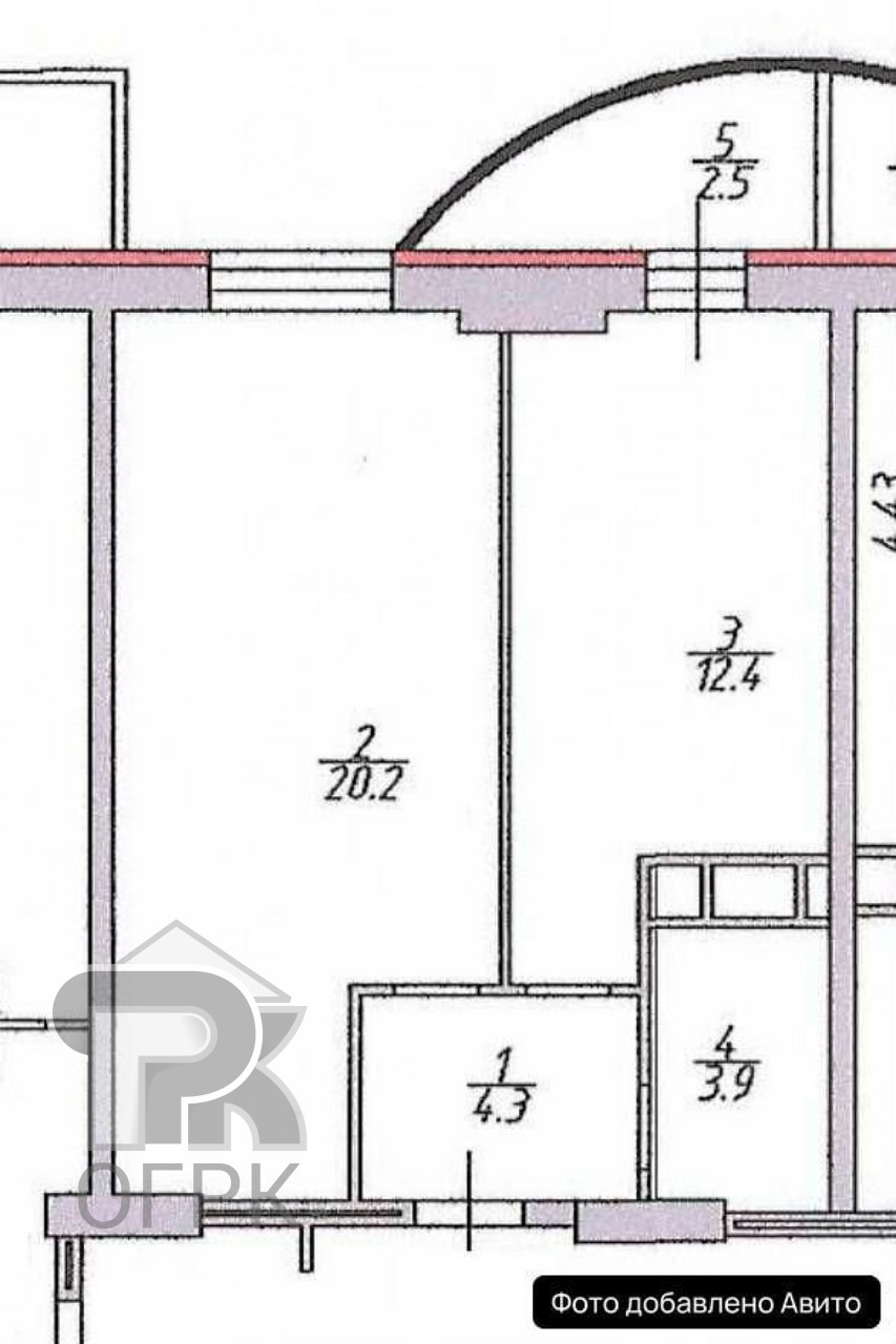 Купить 1-комнатную квартиру, №389005