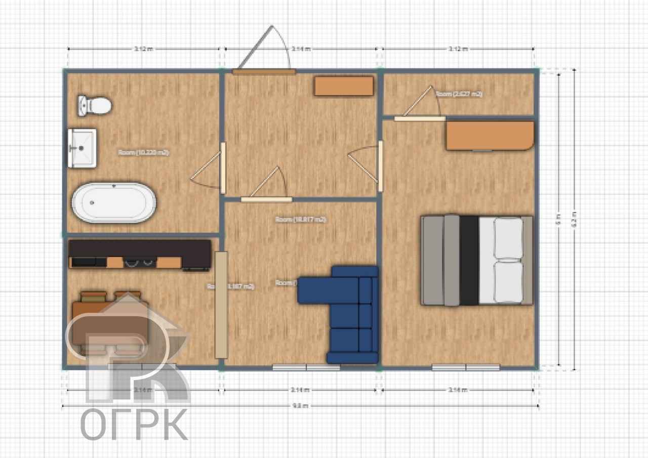 Купить 2-комнатную квартиру, №362412