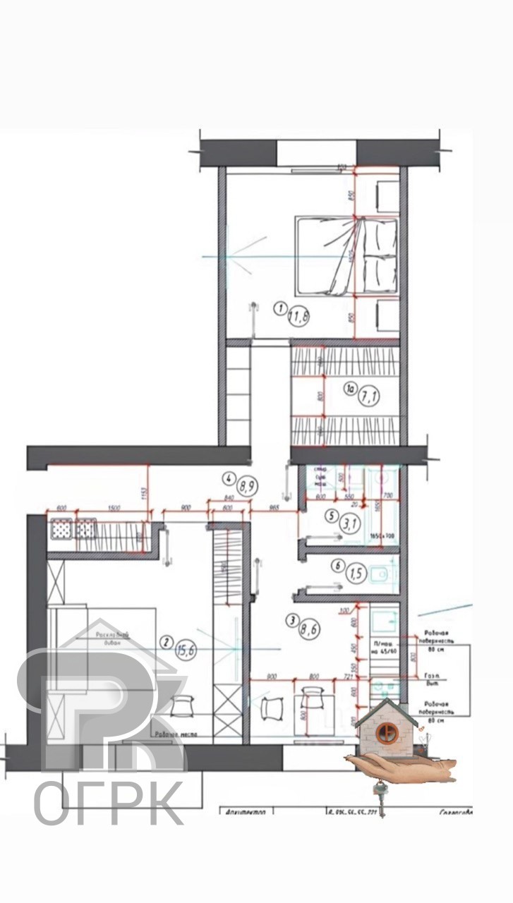 Купить 2-комнатную квартиру, №388314