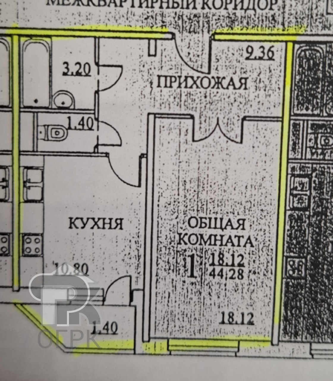 Купить 1-комнатную квартиру, №385451