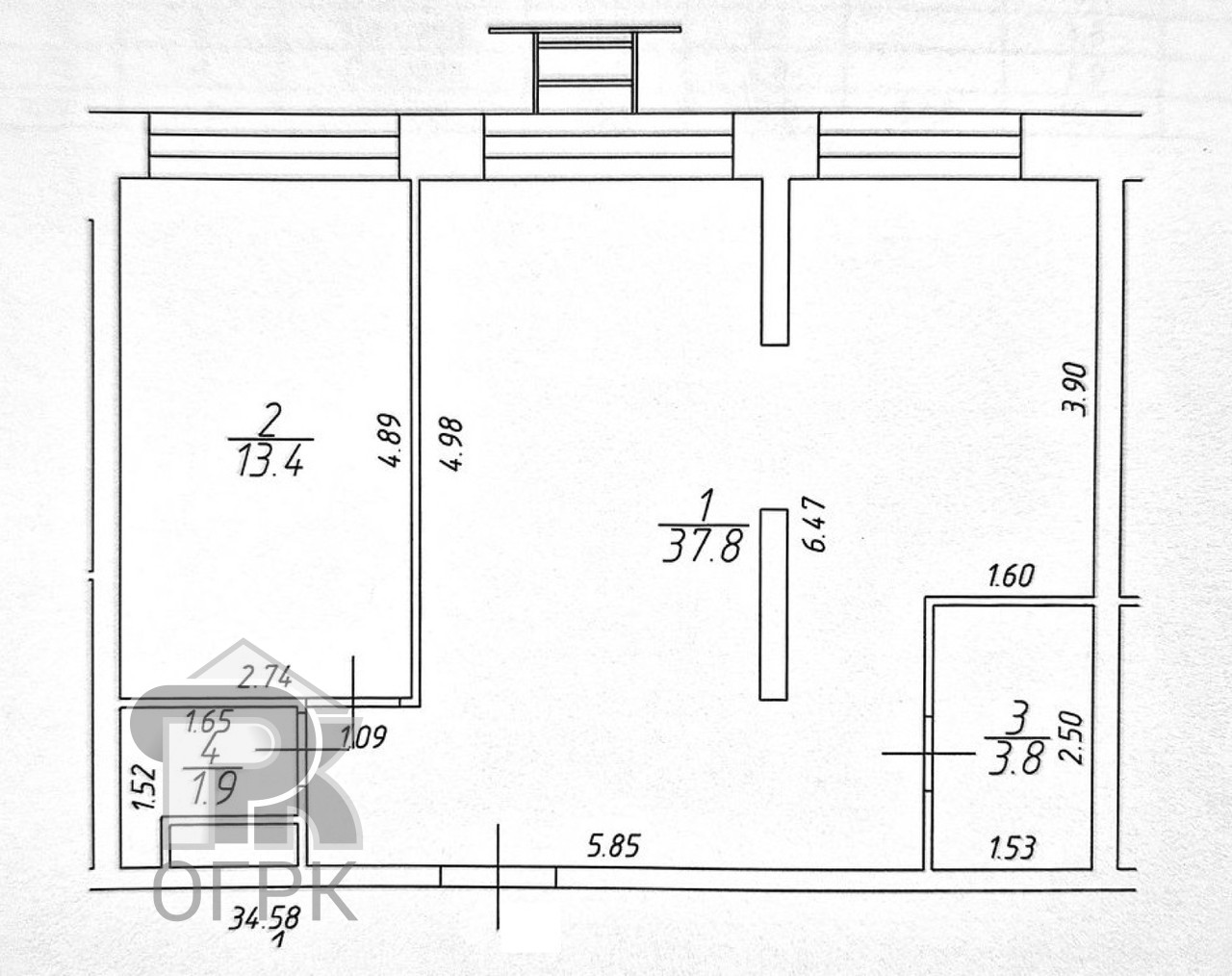 Купить 2-комнатную квартиру, №382993