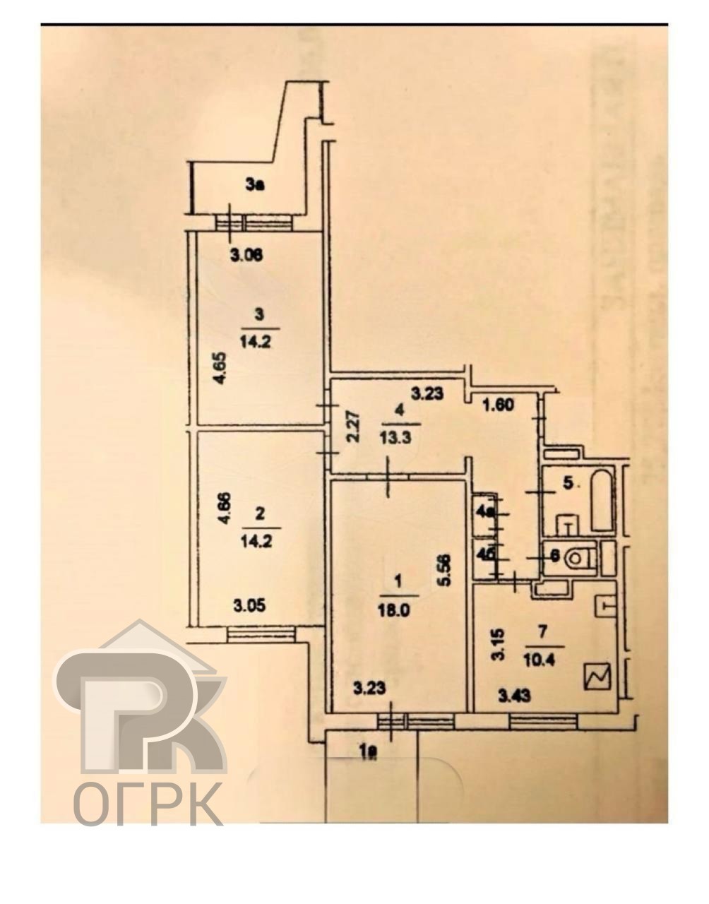 Купить 3-комнатную квартиру, №387975