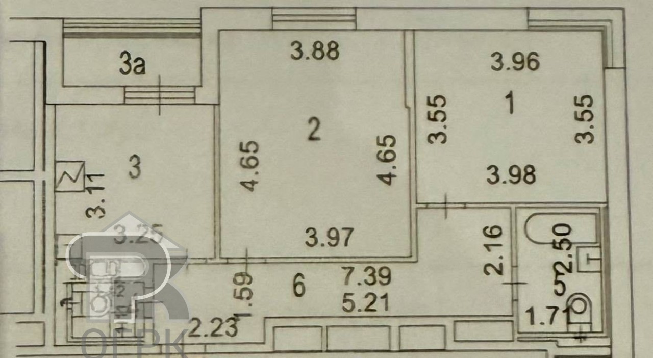 Купить 2-комнатную квартиру, №389153