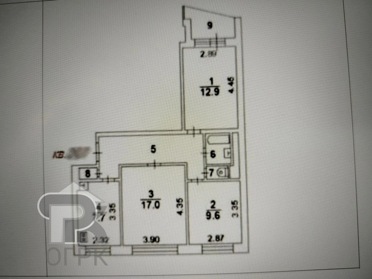 Купить 3-комнатную квартиру, №388613