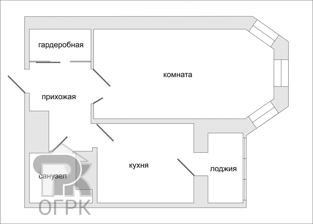 Купить 1-комнатную квартиру, №391356