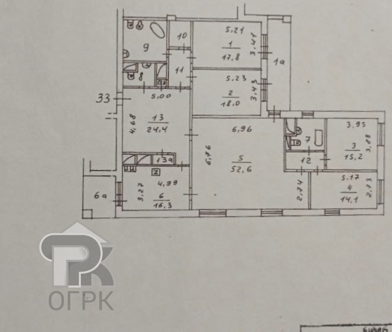 Купить 3-комнатную квартиру, №388291