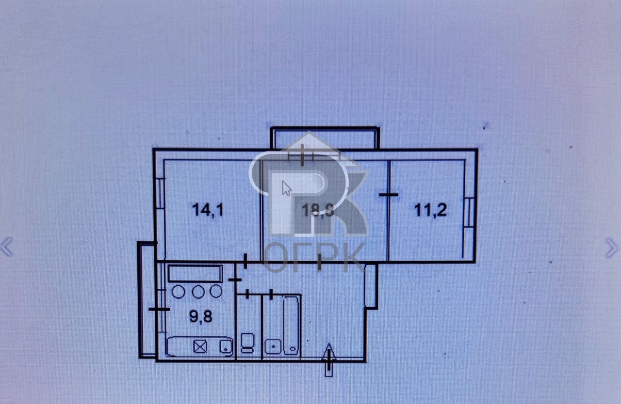 Купить 3-комнатную квартиру, №389140
