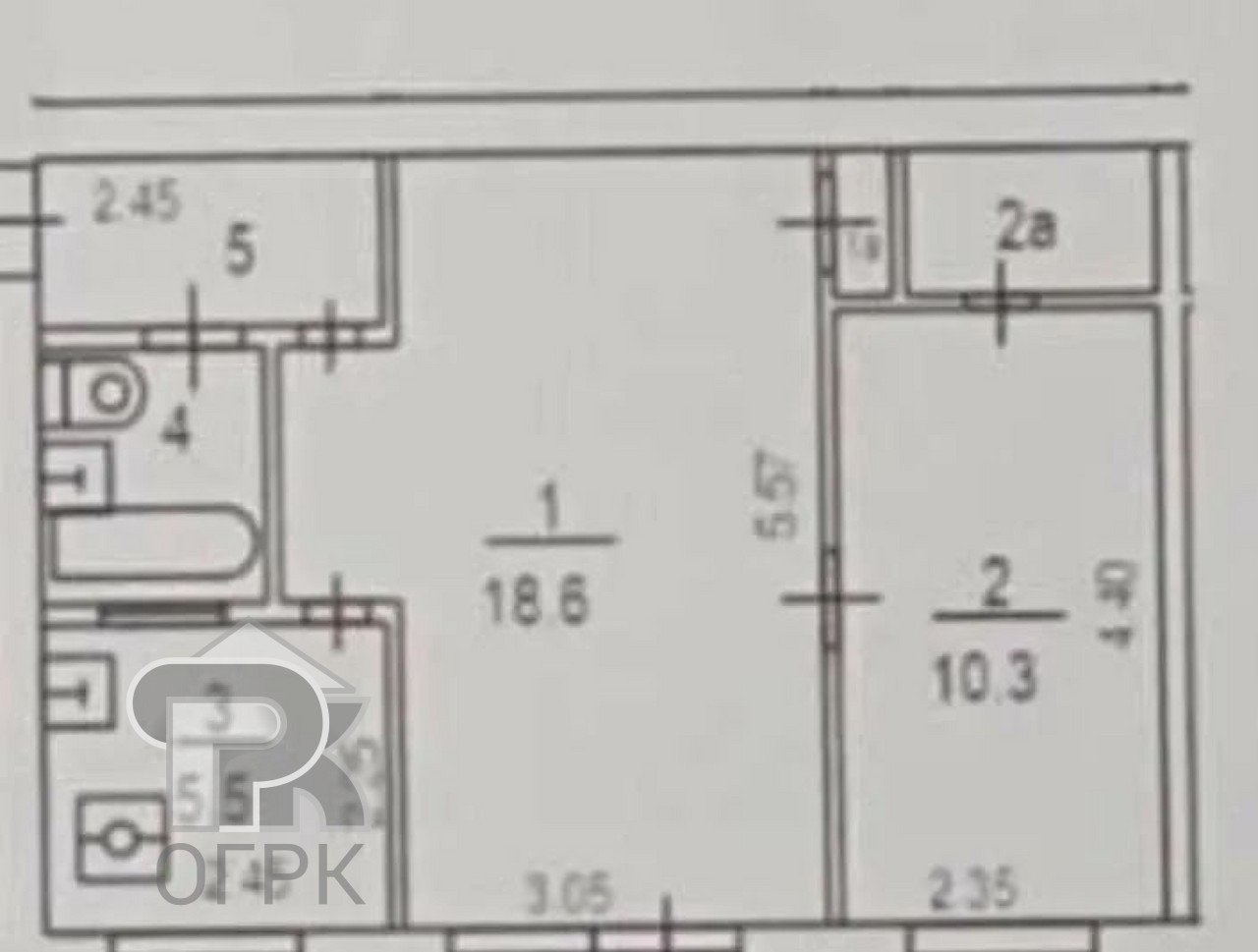 Купить 2-комнатную квартиру, №387734