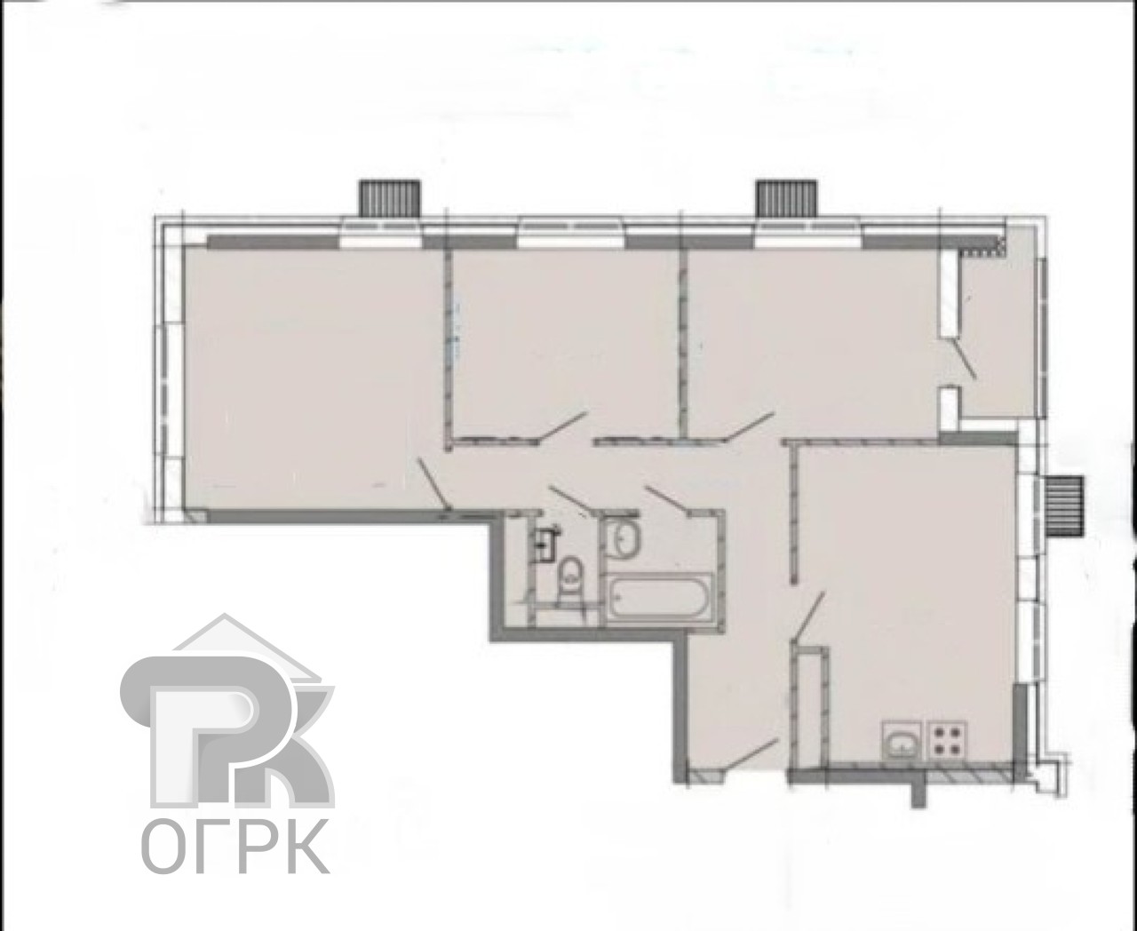 Купить 3-комнатную квартиру, №388983