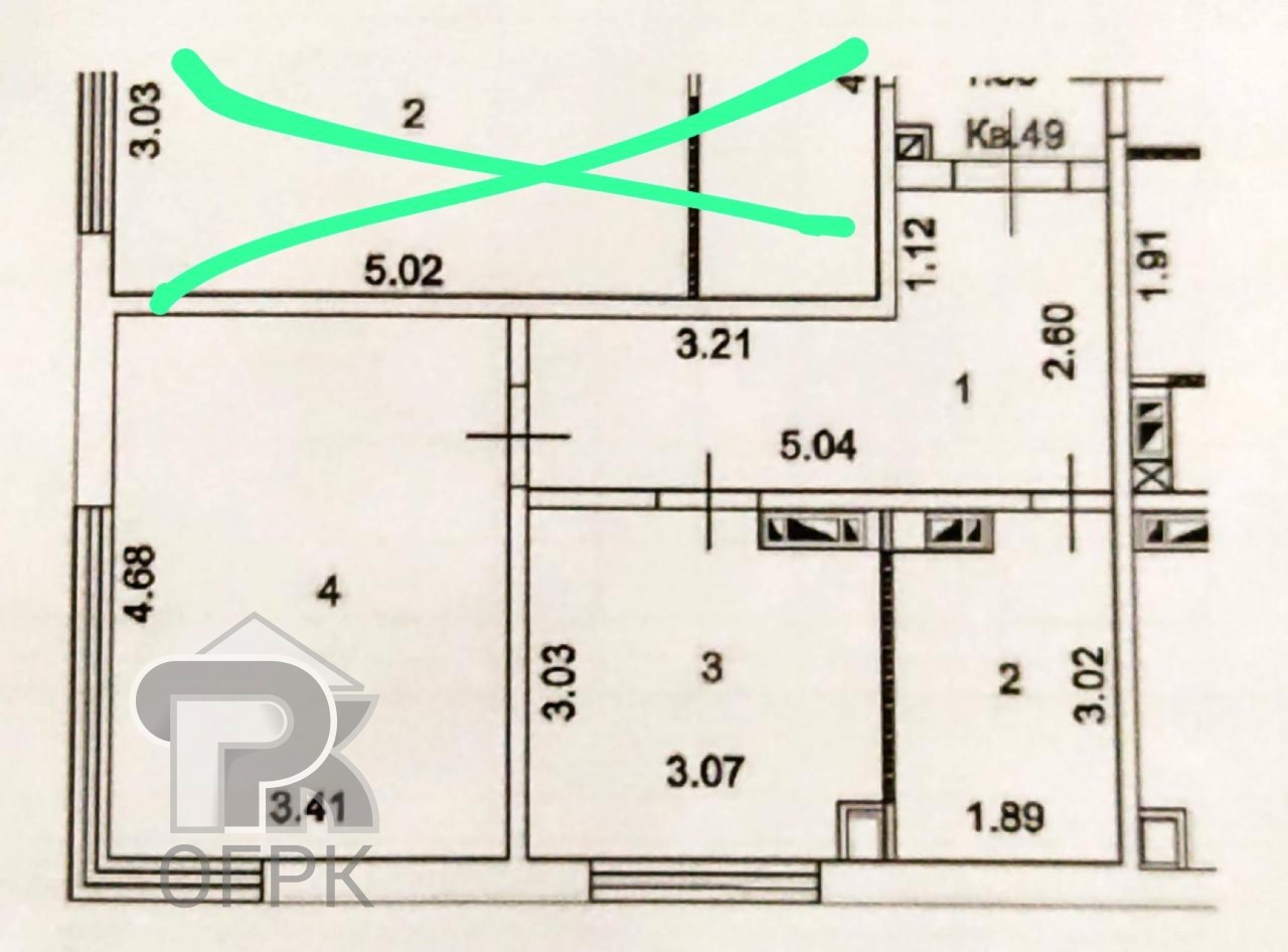 Купить 1-комнатную квартиру, №387460