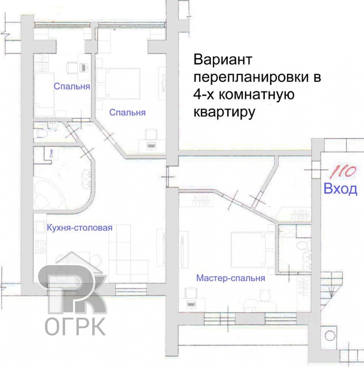 Купить 3-комнатную квартиру, №387155