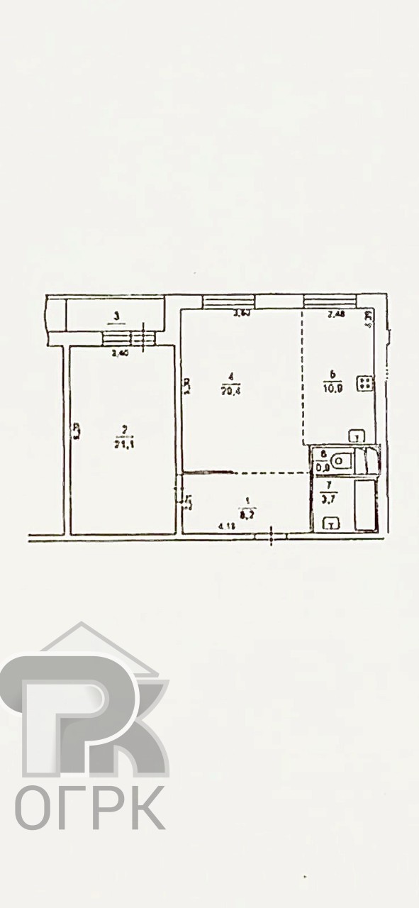Купить 2-комнатную квартиру, №364909