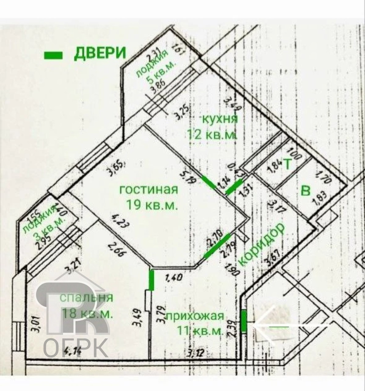 Купить 2-комнатную квартиру, №388813