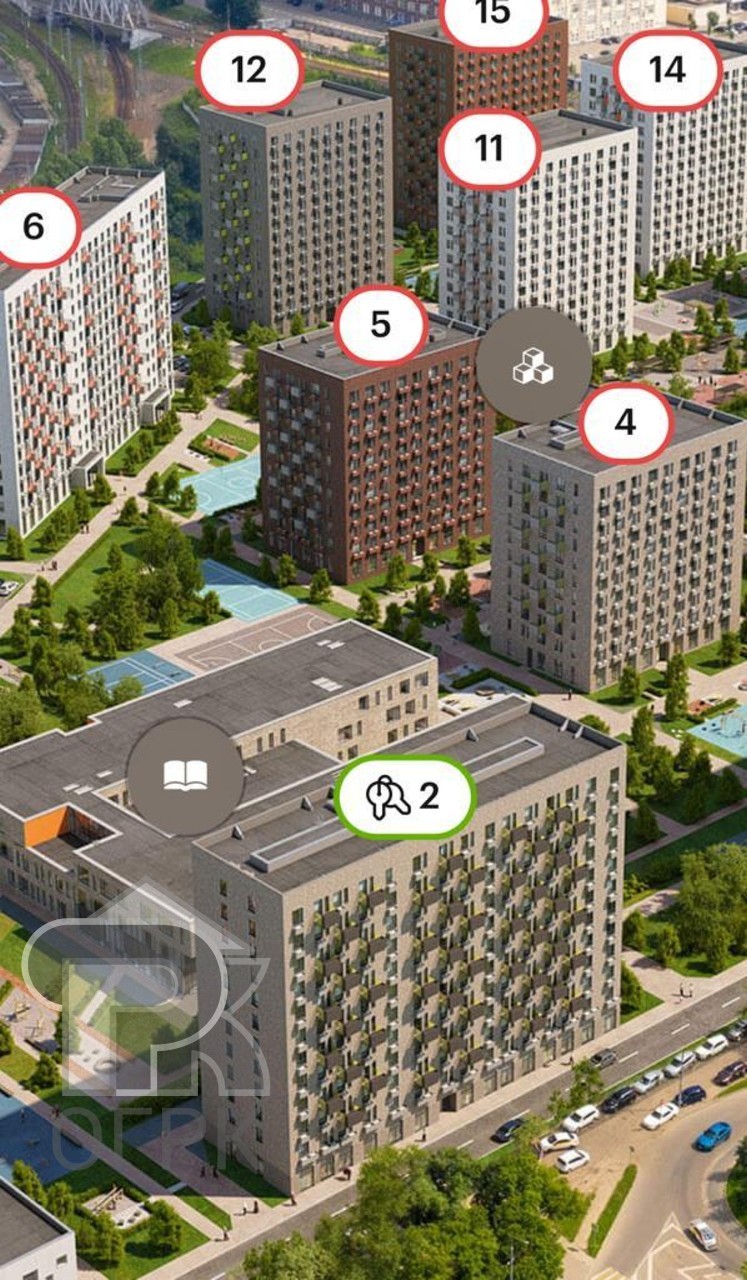 Купить 2-комнатную квартиру, №372957