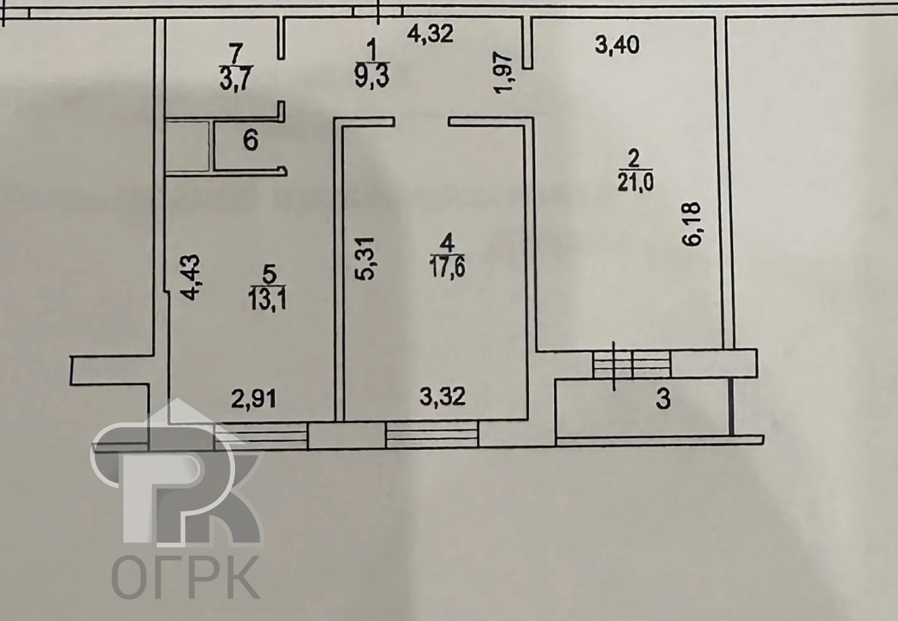 Купить 2-комнатную квартиру, №389158