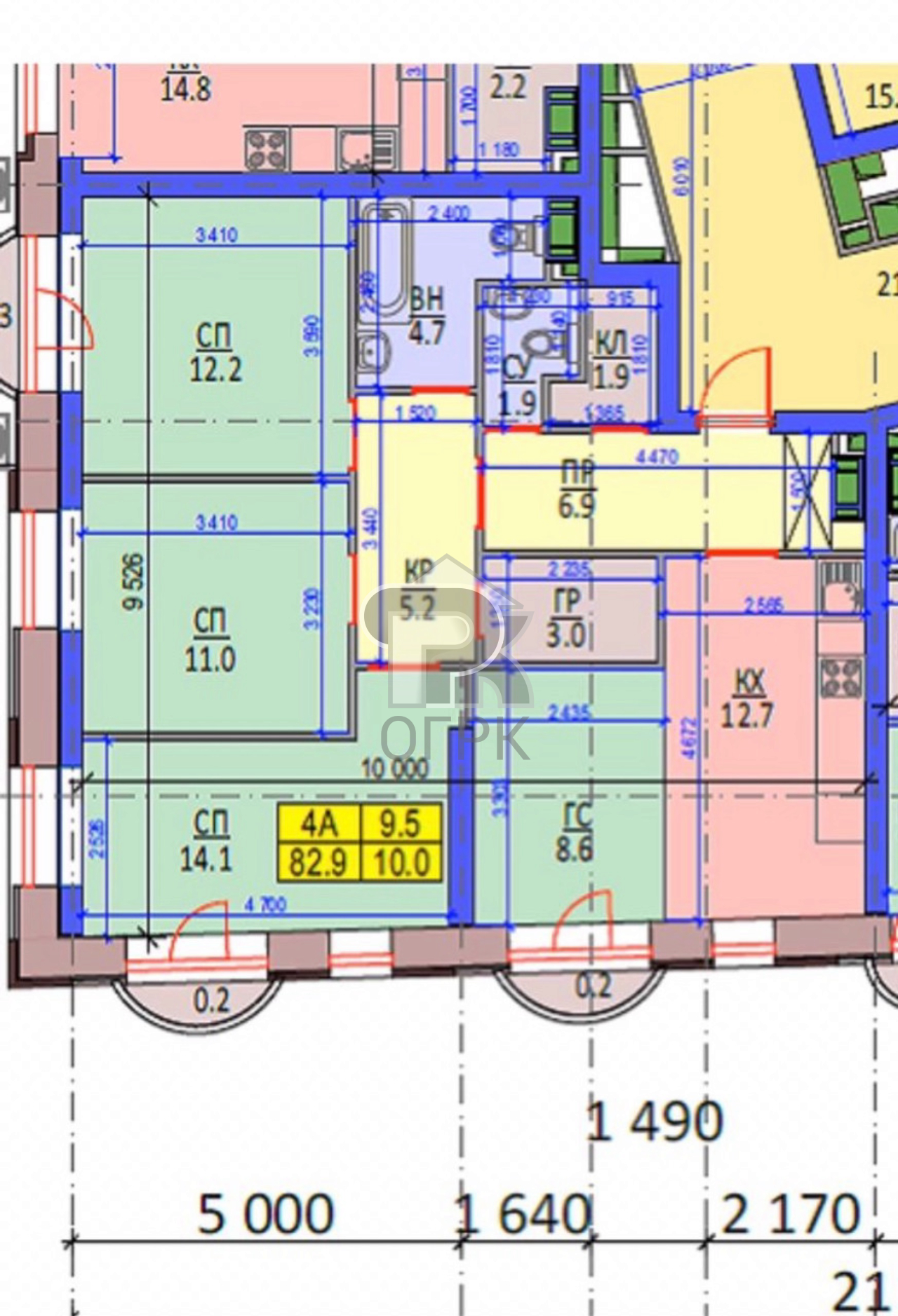 Купить 4-комнатную квартиру, №310873