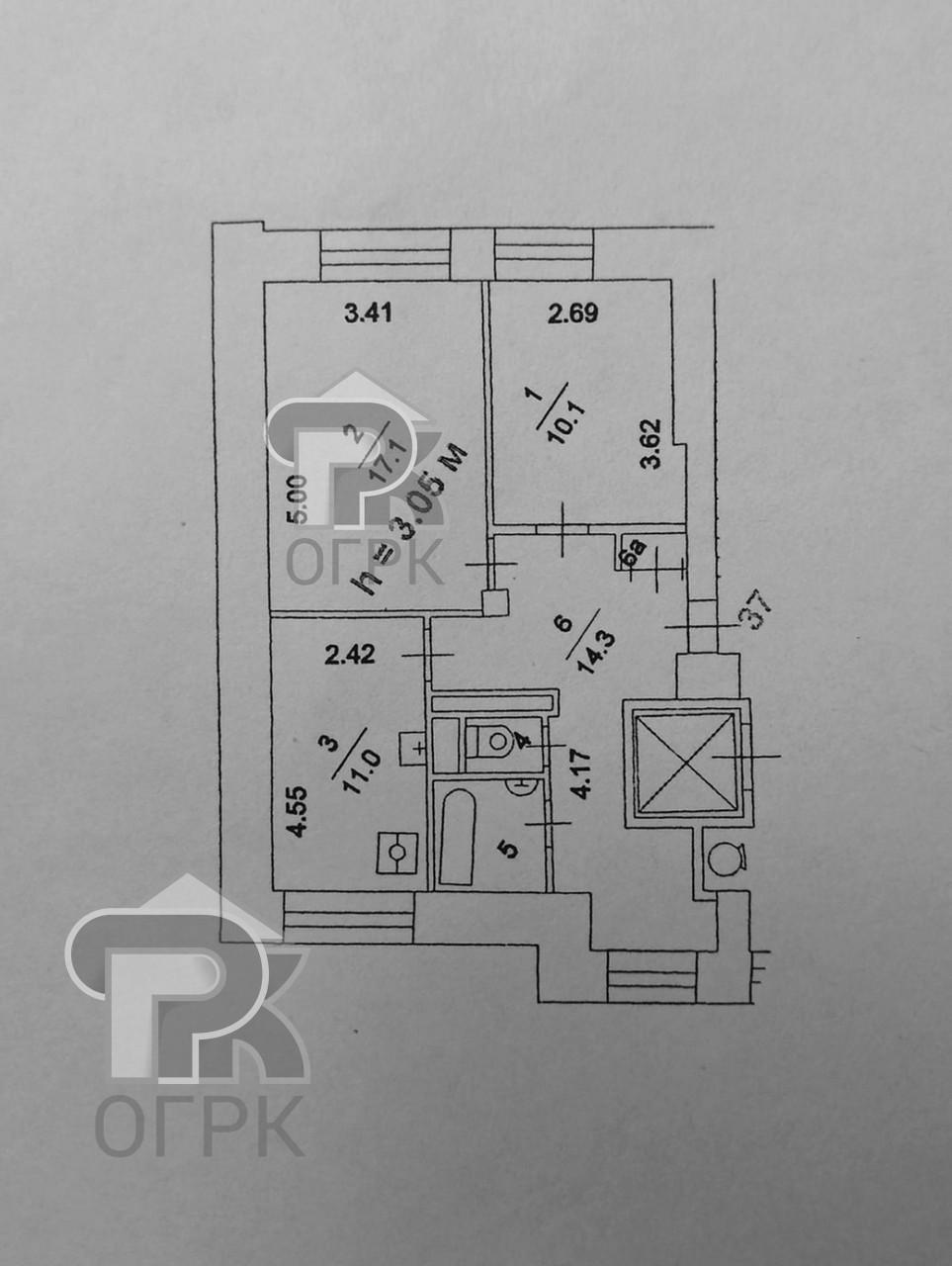 Купить 2-комнатную квартиру, №387620