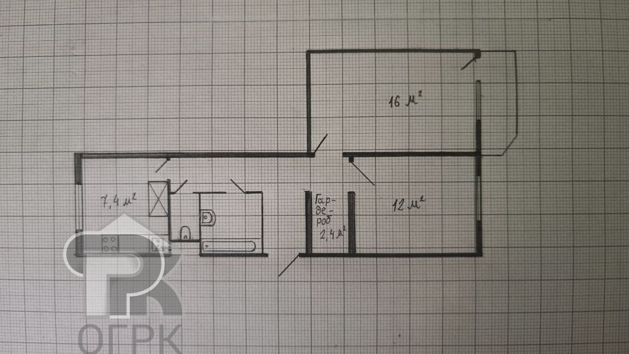 Купить 2-комнатную квартиру, №388118