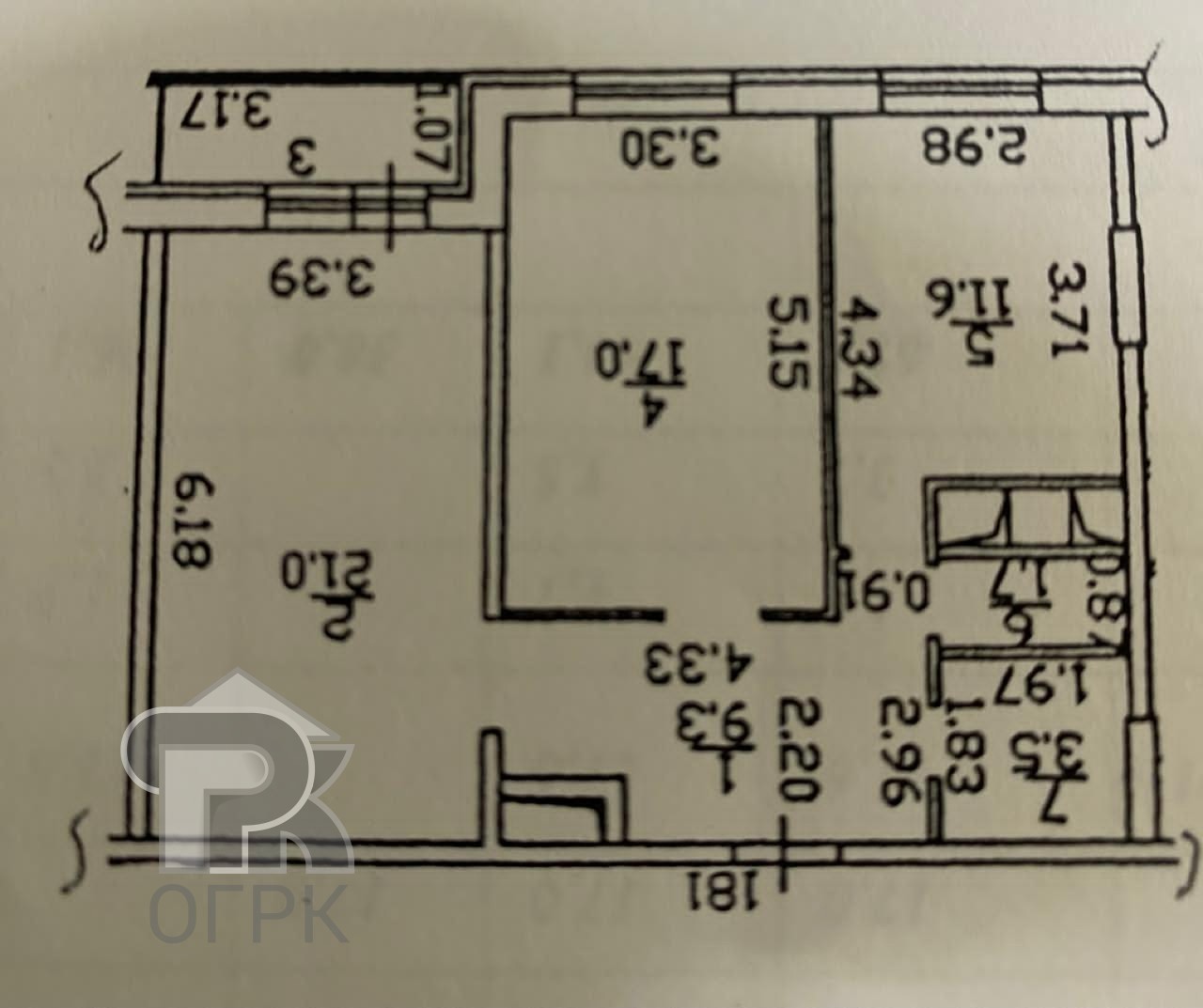 Купить 2-комнатную квартиру, №387845