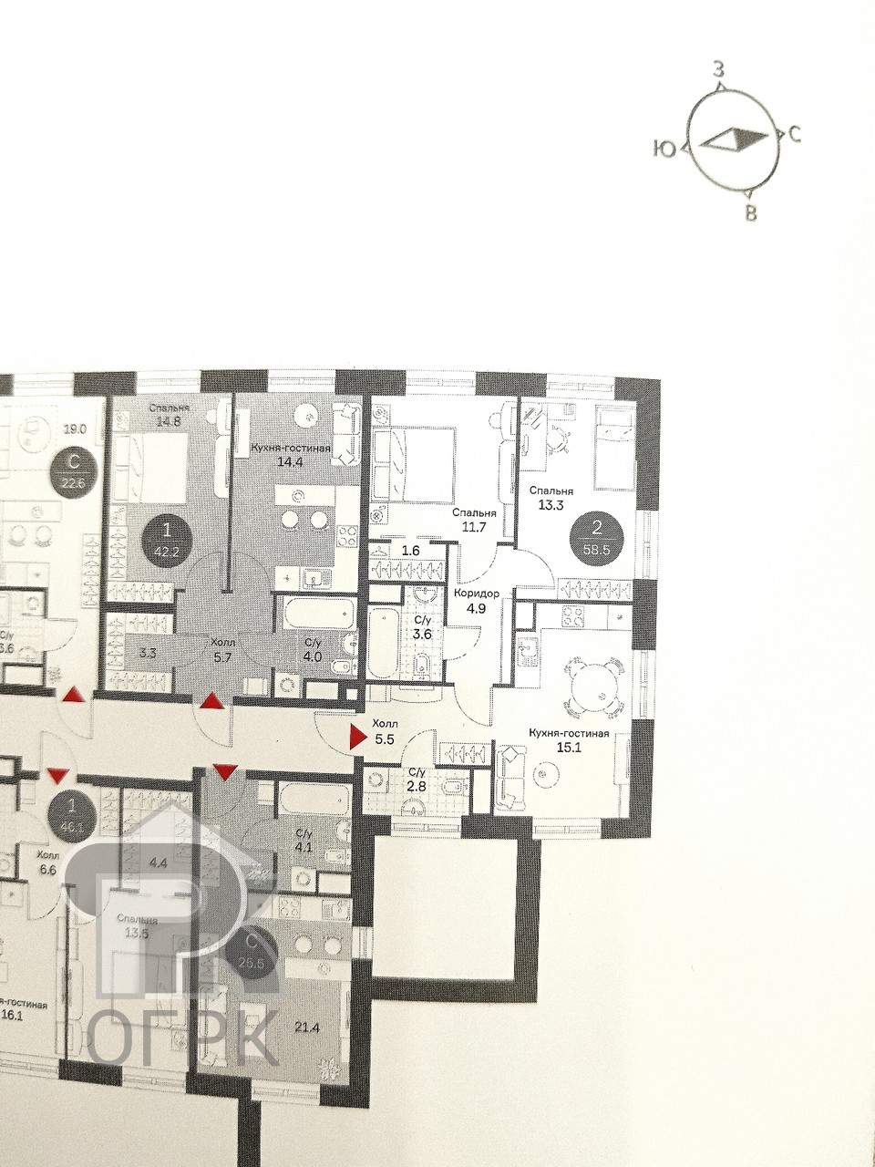 Купить 2-комнатную квартиру, №381064