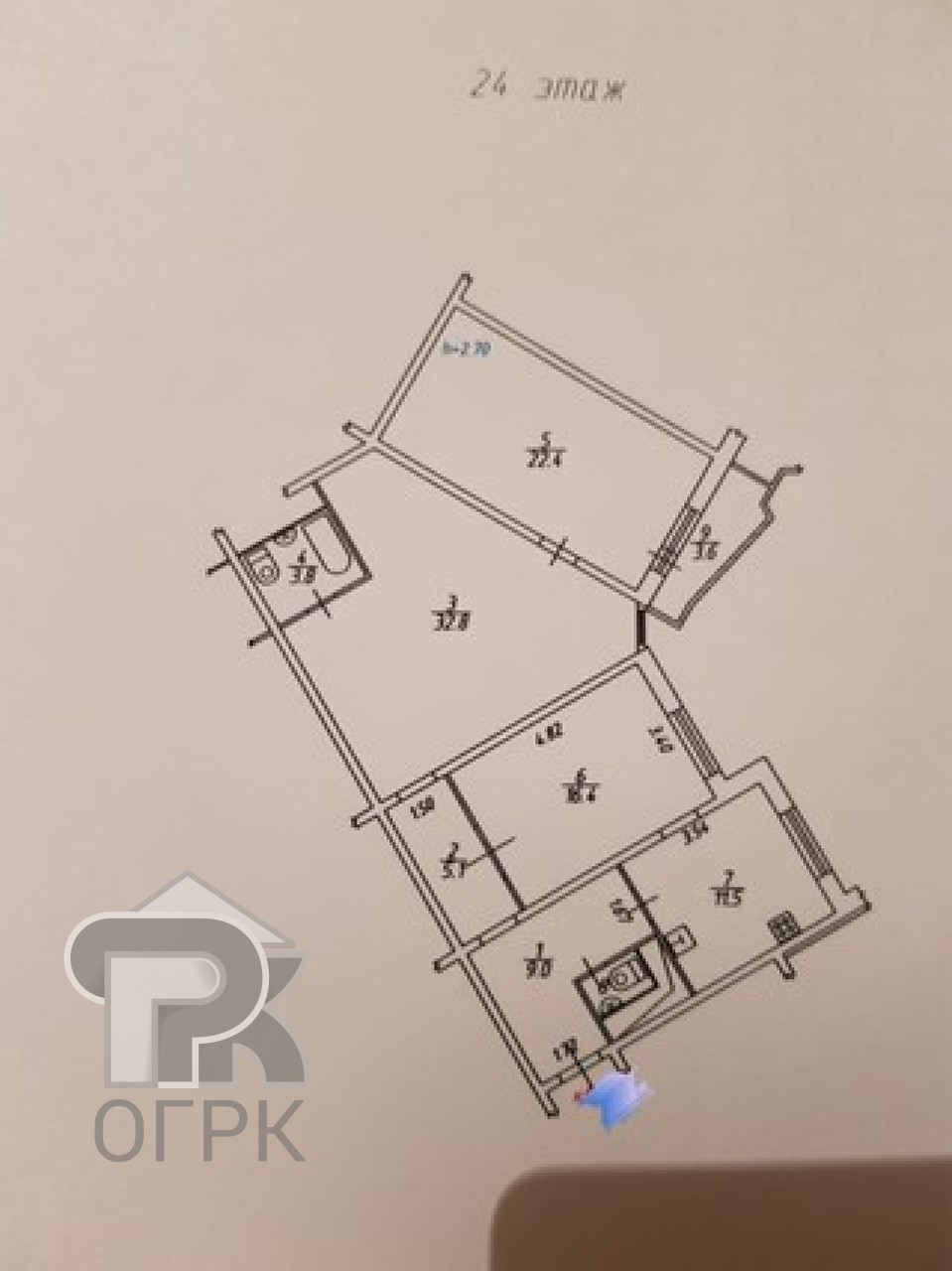 Купить 3-комнатную квартиру, №388065