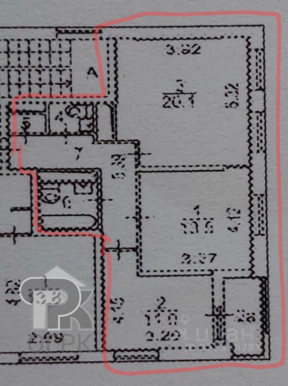 Купить 2-комнатную квартиру, №388129