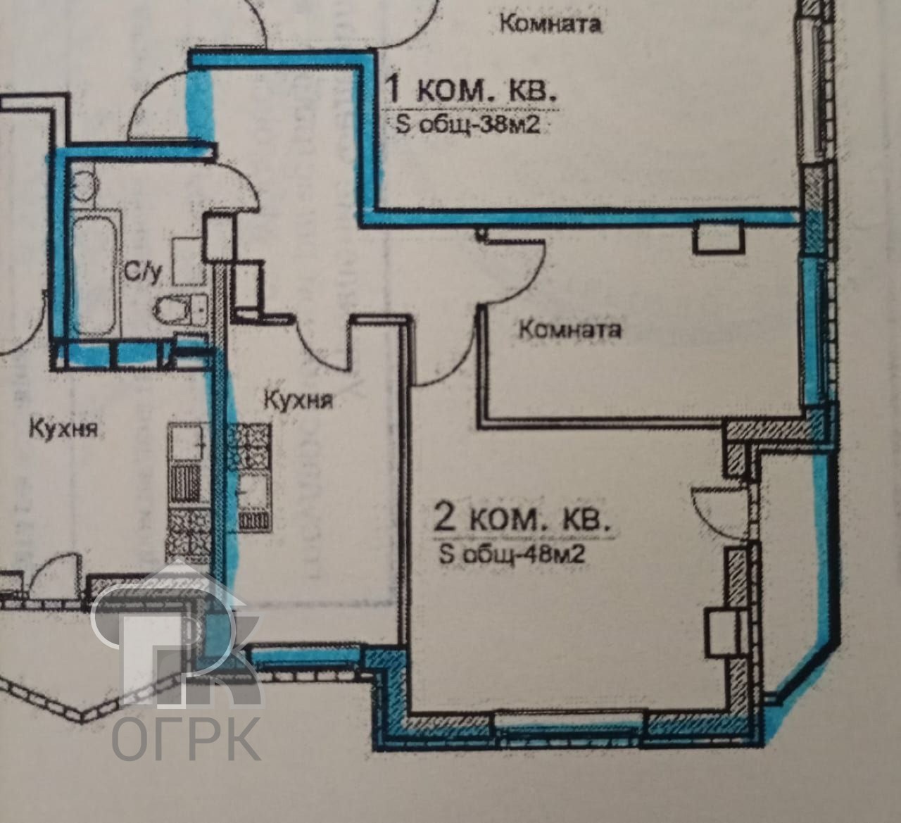 Купить 2-комнатную квартиру, №387749
