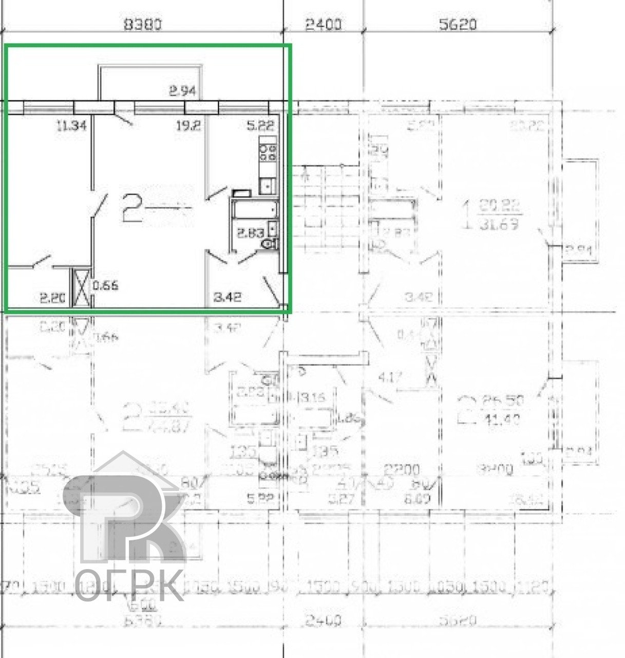 Купить 2-комнатную квартиру, №388841