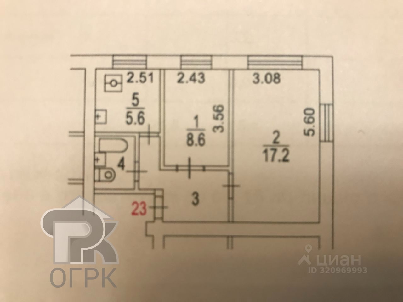 Купить 2-комнатную квартиру, №386931