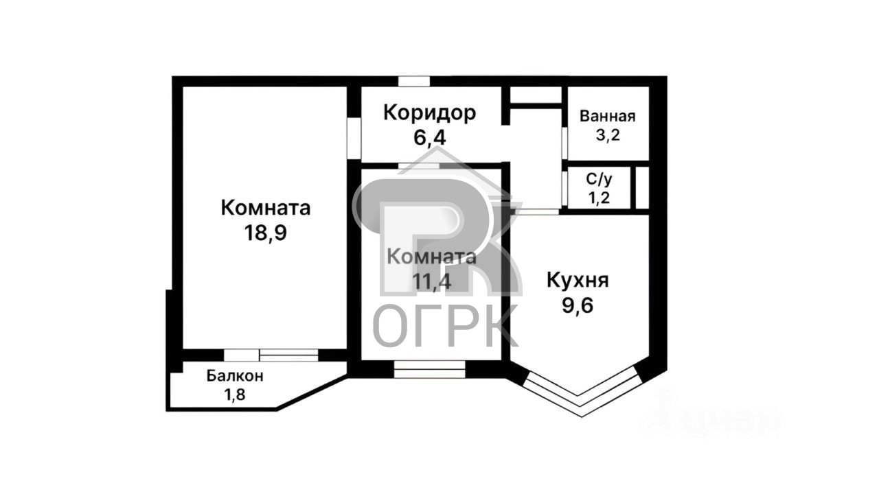 Купить 2-комнатную квартиру, №370064